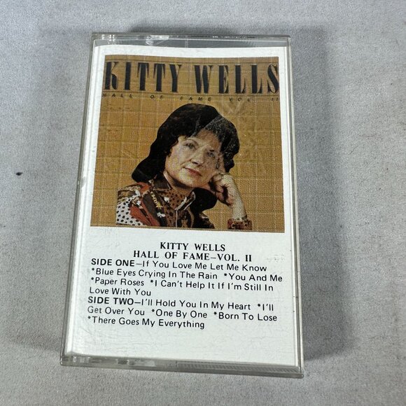Kitty Wells Hall Of Fame Vol. II Country Cassette Tape Classic Songs 1980s - Picture 1 of 4
